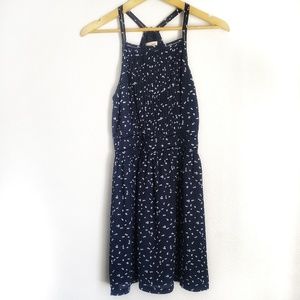 Maison Jules Navy Polka Dot Sleeveless Dre…